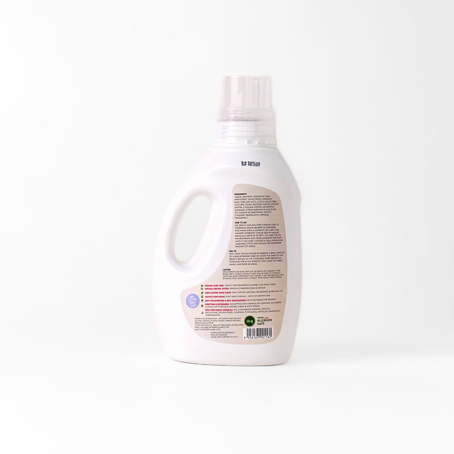 Captain Steward Baby Liquid Detergent & Softener 1L