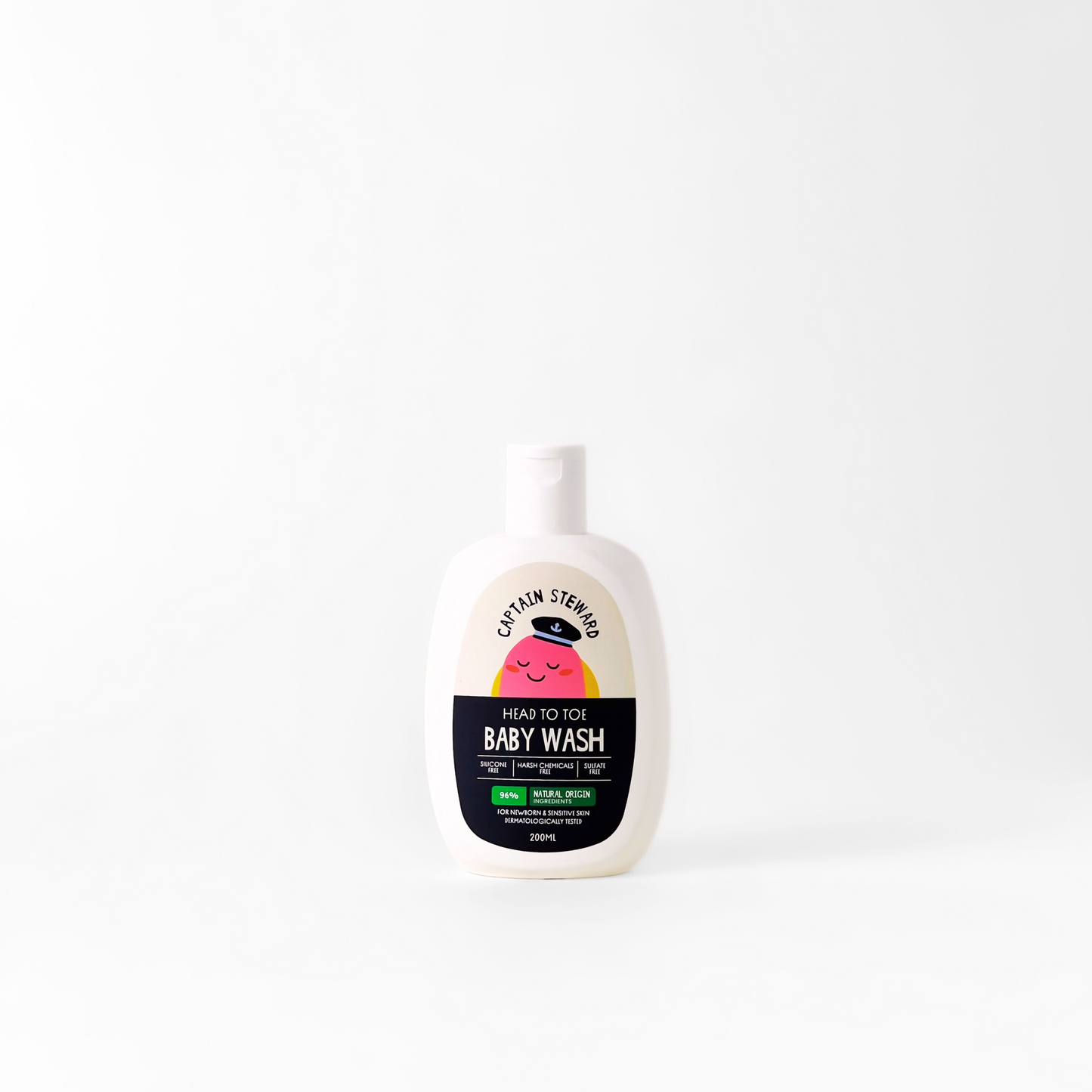 Captain Steward Baby Wash Head to Toe 200ml
