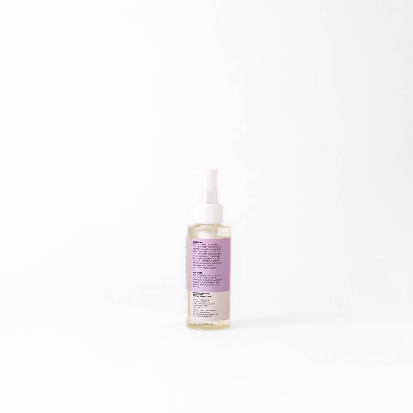 Captain Steward Baby Oil (Nourishing / Calming) 100ml